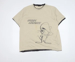 Burton Men's Beige Speedy Gonzales T-Shirt XXL - Picture 1 of 12