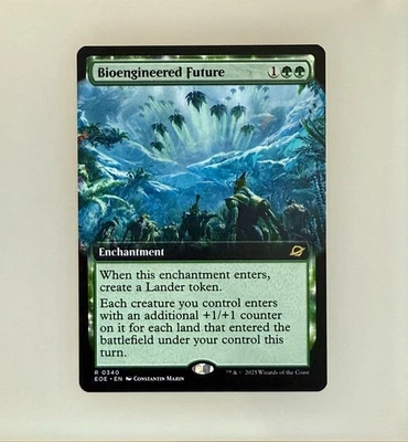 MTG- Bioengineered Future (Extended Art) Edge of Eternities Regular NM - Image 1 of 2