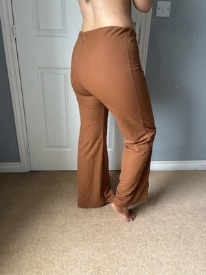 Zara Wide Leg Trousers | Women’s Medium | Tan/brown | Worn Once - Image 1 of 4