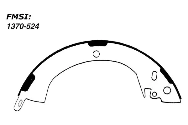 For Mitsubishi Montero 1983-1991 Centric 111.05240 Premium Rear Drum Brake Shoes Foto 1 de 1