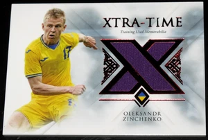 2022-23 Futera Oleksandr Zinchenko Xtra-Time RUBY Red # 5/7 Man City Relics - Picture 1 of 3