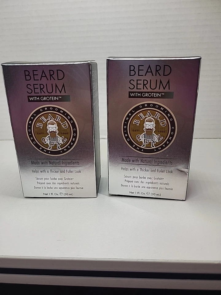 Лот из 2 бороды Guyz борода сыворотка с гротином - 1 жидкая унция новый! - Изображение 1 из 3