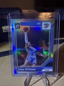 Jalen Williams 2024-25 Panini Donruss Optic #225 Silver Holo Prizm OKC Thunder - Picture 1 of 2