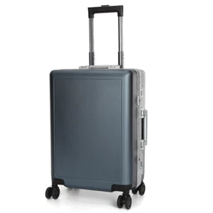 Swiss Aluminium Luggage Carry On Travel Hard Suitcase Lightweight TSA S7613A 20" - Picture 1 of 12