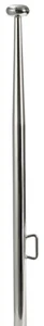Asta Bandiere IN Acciaio Inox 610mm Lungo Ø 25mm Pennone Porta-Bandiera - Foto 1 di 2