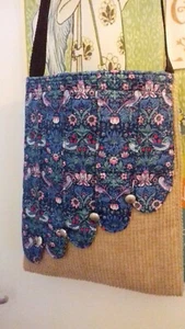 Liberty Tana Lawn William Morris Carpet Bag Unique Stylish Fashionable - Picture 1 of 6