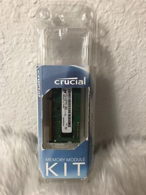Micron 4GB (2x2GB) Laptop Ram 1Rx8 PC3L-12800S SO-DIMM Memory Modules Crucial - Image 1 of 4