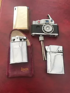 Vintage Lighters -Ronson ,Sim ,Tanita (Japan) ,Camera Design - Not Tested/Parts - Picture 1 of 12