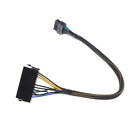 Atx Psu Power Supply Adapter Cable 24 Female To 10 Pin For Lenovo Motherboar-Fo