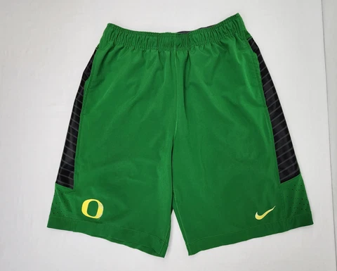 Oregon DUCKS Football TEAM ISSUED Nike Dri-Fit WORKOUT SHORTS     Men's  M Cover