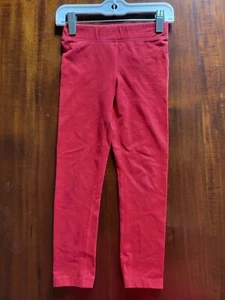 Girls Primary Pants Leggings Red Size 6 - Picture 1 of 3