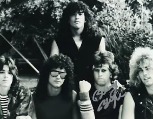 BOBBY BLOTZER signed 8x10 Foto RATT Band Drummer JSA Authentication - Bild 1 von 4