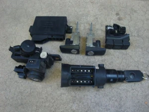 MERCEDES SL 129 90-95 500SL SL500 300SL IGNITION SWITCH IR KEY MODULE LOCKS SET - Picture 1 of 6