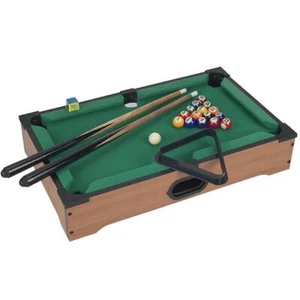 Portable Mini Pool Table Tabletop Billiard Ball Game Whole Family, Kids Children - Picture 1 of 2