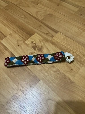 全新无标签 Prana 花卉刺绣头带 — 第 1/3 张图片