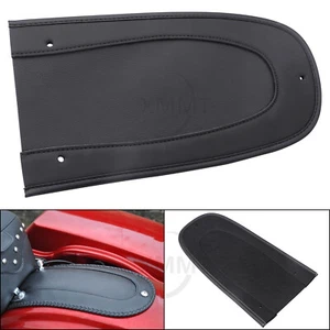 Black Rear Fender Bib Solo Seat For Harley Touring Electra Glide Road King FLHR - Picture 1 of 12