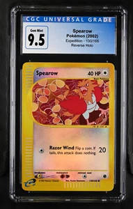 Tarjeta Pokémon CGC 10 Gemas Como Nueva Lanza Holograma Inverso Expedición 130/165 Low Pop - Imagen 1 de 2