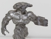 DOOM "Cyber Demon" Reaper Miniatures, ID Inc., Pewter Figure, 1996