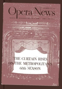 OPERA NEWS Lot of 5 vintage booklets 1949 1950 1952 Barber Seville Flagstad Alda - Imagen 1 de 10