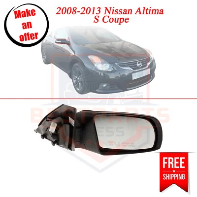 Kool Vue NS90ER-S Mirror Power Glass Right Side for 08-13 Nissan Altima S Coupe - Image 1 of 4