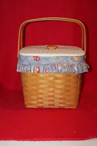 Combo LONGABERGER 1998 Vintage RETIRADO GRAN ABUELA BONNIE'S TWO PIE BASKET - Imagen 1 de 8