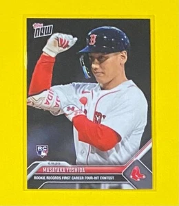 2023 Topps Now Baseball Masataka Yoshida ROOKIE CARD SP Boston Red Sox #449 RC - Picture 1 of 2