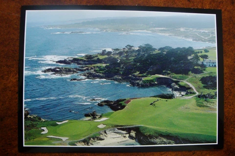 Scarce Vintage CYPRESS POINT CLUB #16 Alister Mackenzie Design POST CARD Cover