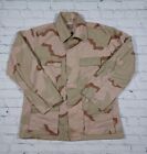 Army Shirt Jacket Medium Tri Color Camo Regular Desert Storm Button Up