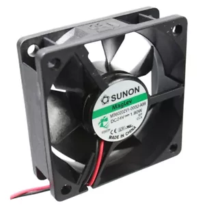 MF60202V1-1000U-A99 Axial Fan 60x60x20mm 24V= 39m3/h 33.5dBA 5000U/min Sunon - Picture 1 of 1
