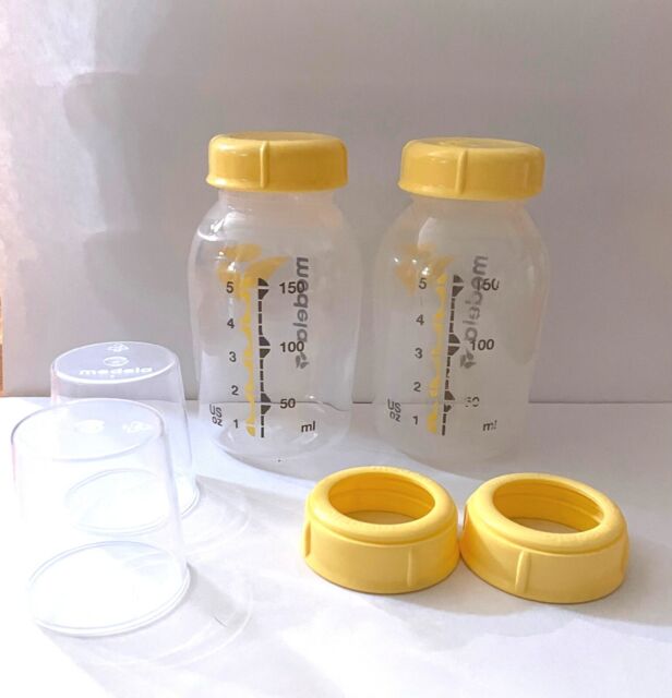 Medela Calma - Juego de base de biberón y pezón de leche materna, color  amarillo, 8 onzas, paquete de 2
