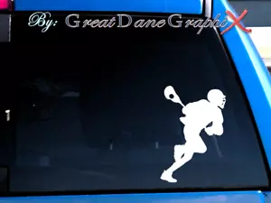 Reproductor de lacrosse #2 (Disponibilidad personalizada) - Pegatina de calcomanía de vinilo - Elección de color - ALTA CALIDAD - Imagen 1 de 2