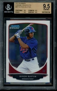 2013 Bowman Chrome Byron Buxton Prospects #BCP1 BGS 9.5 True Gem Mint Twins - Picture 1 of 2