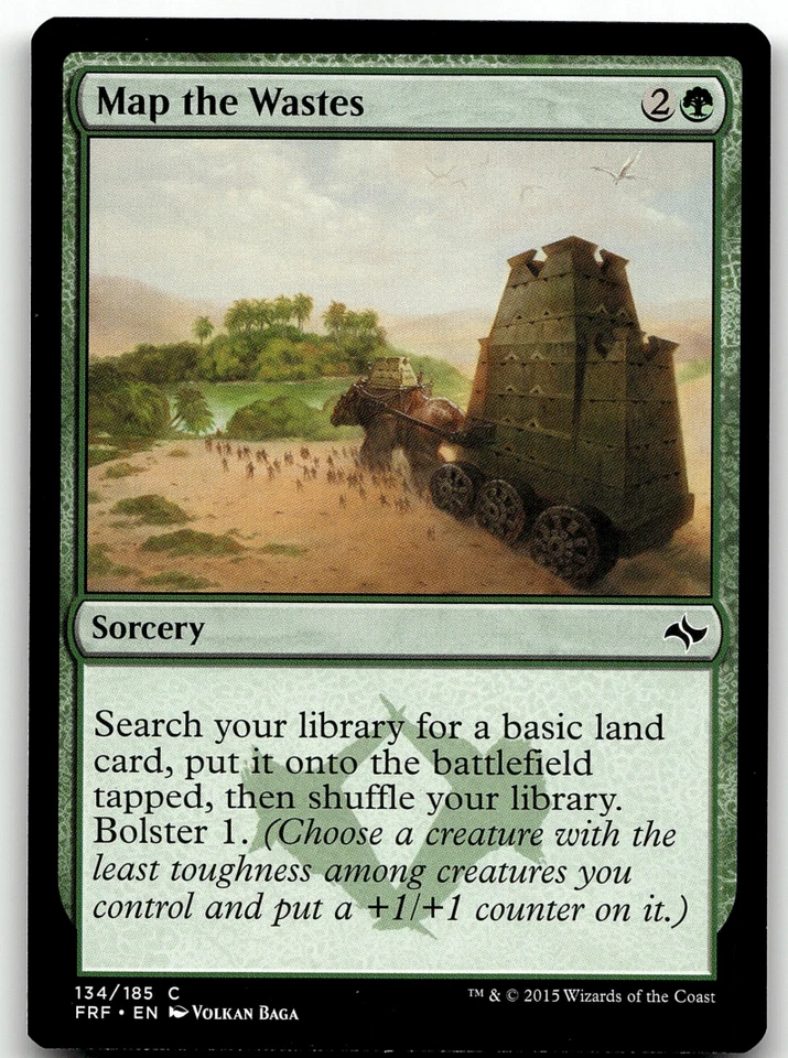 MTG Map the Wastes Fate Reforged 134/185 Regular Common - Image 1 of 1