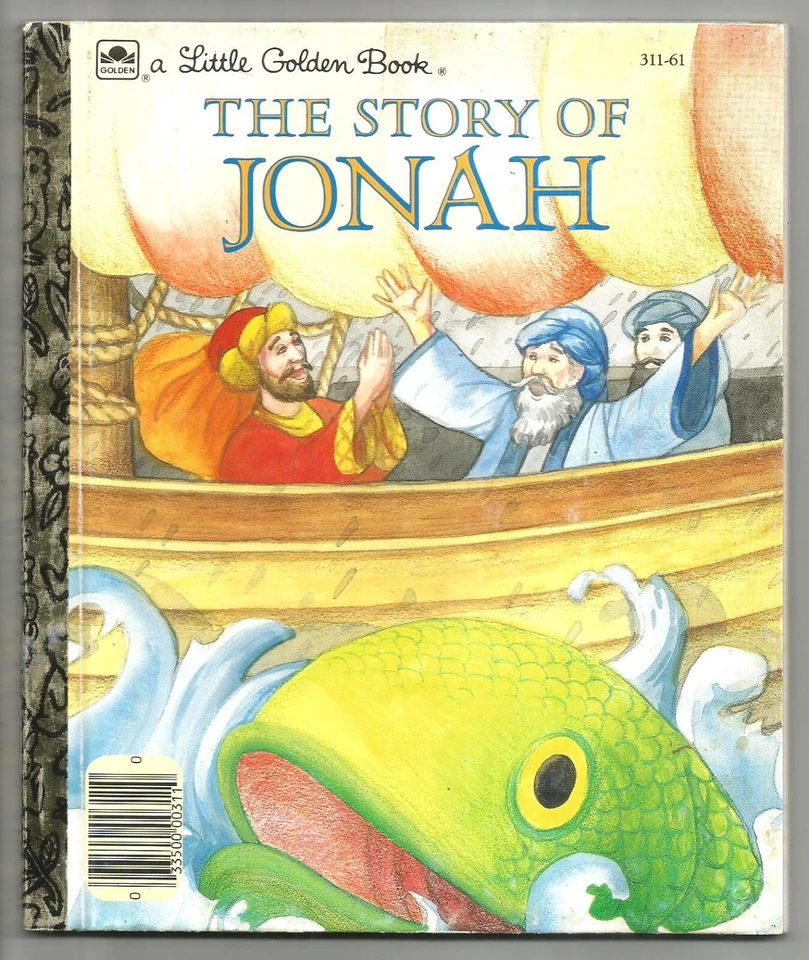 Children's Little Golden Book ~ THE STORY OF JONAH - Image 1 of 1