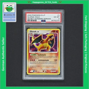 PSA 6 Glurak - Charizard Pokemon Karte TCG 3/132 Rare Holo Secret Wonders /V78 - Bild 1 von 14
