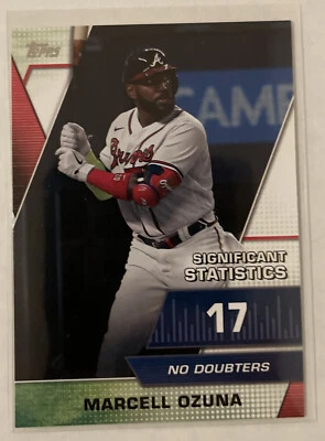 2021 Topps Series 2 Significant Stats #SS-15 Marcell Ozuna Braves 🔥 - Image 1 of 2