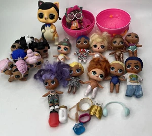 LOL surprise 3" dolls lot Of 27-dolls, animals, accessories - Picture 1 of 13