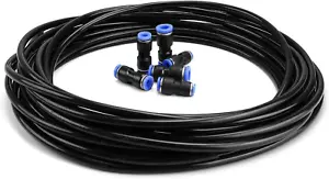 10M Flexibler Pneumatikschlauch 6mm mit 6 Air Push-Schnellkupplungen - Bild 1 von 6