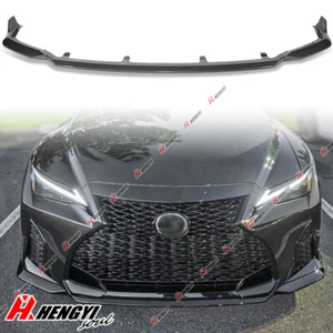 For 2021-2025 Lexus IS350 F-Sport Carbon V-Style Front Bumper Spoiler Lip - Picture 1 of 13