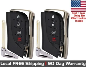 2x New Replacement Prox Key Fob Remote SHELL / CASE For Select Lexus Vehicles - Picture 1 of 10