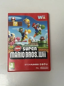 Nintendo Wii New Super Mario Bros Game PAL 2009 Complete With Manual Tested - Picture 1 of 5