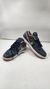 Nike Air Jordan 1 Low SE Denim Midnight Navy Hemp Blue Gold DH1259-400 Sz 12 #6 - Picture 1 of 9