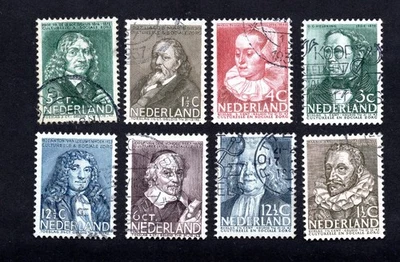 Netherlands 1937-38 group of stamps Mi#304-307+313-317 used CV=13.2$ - Image 1 of 2