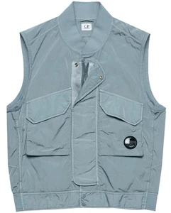 C.P. COMPANY CHROME-R LENS LOGO VEST WESTE HERREN JACKE 18CMVE012A005904G872 - Picture 1 of 5