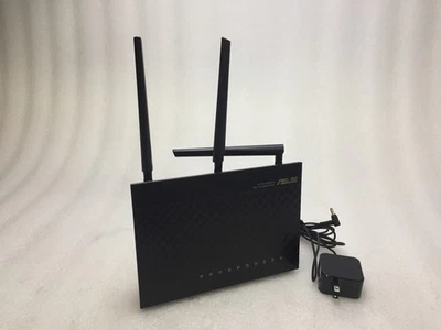 ASUS AC1900 4 Port Dual Band Wireless Gigabit Router  RT-AC68U w/ Adapter - Image 1 of 4