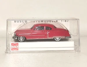 HO Busch Cadillac '52 Limousine Red Sedan 1:87 Model Car 43416 - Picture 1 of 3