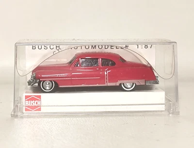 HO Busch Cadillac '52 Limousine Red Sedan 1:87 Model Car 43416 - Image 1 of 3