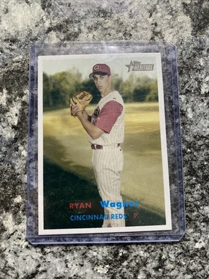 Ryan Wagner Cincinnati Reds 2006 Topps Heritage béisbol #196  Foto 1 de 2