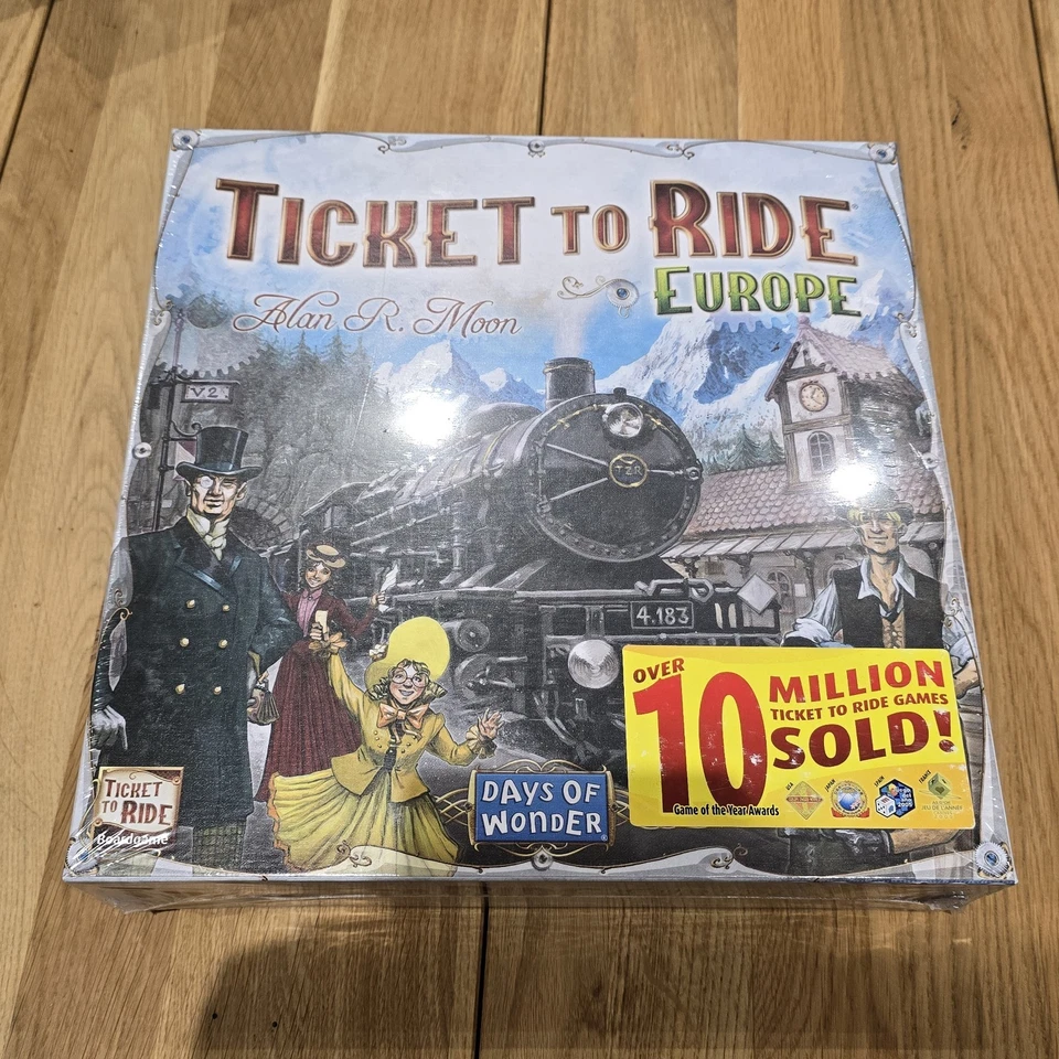 Ticket to Ride Europe Boardgame by Alan R. Moon Days of Wonder Edition - Image 1 of 3