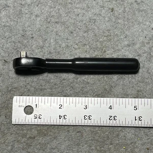 Corvette 1/4" Drive Ratchet Stubby 5" Long Black - Picture 1 of 7